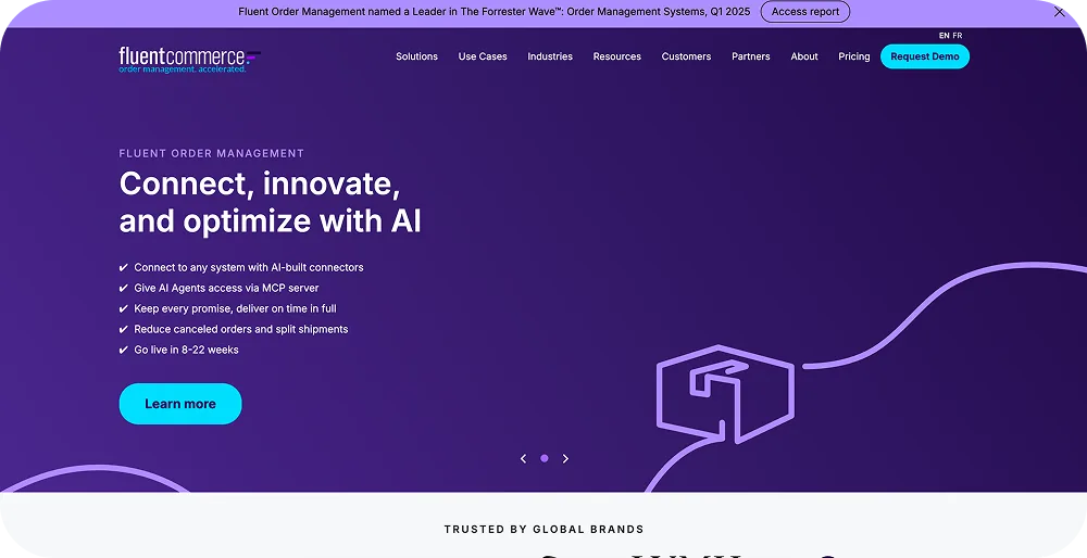 Fluent Commerce Website