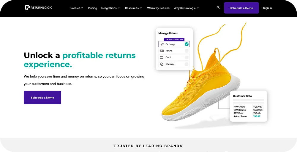 ReturnLogic Website