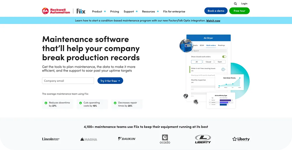 Fiix Website