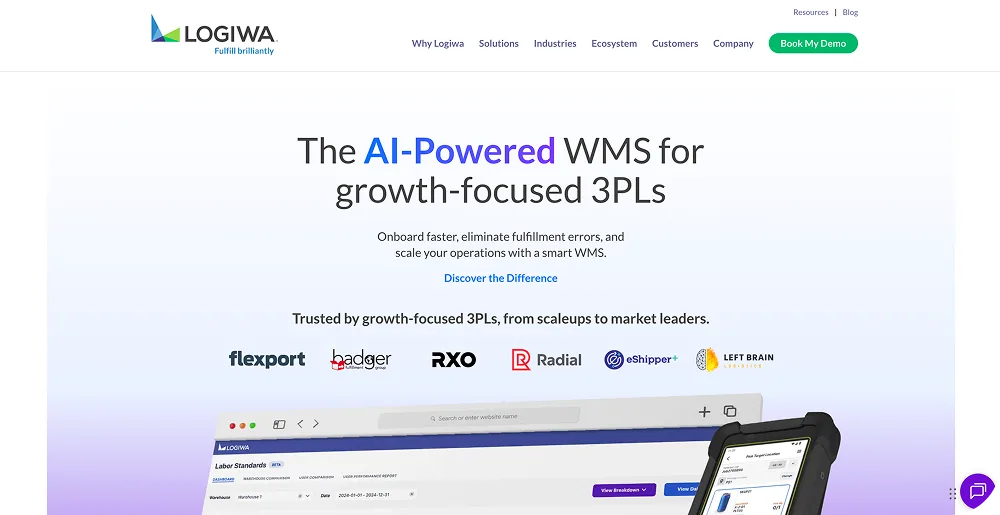 Logiwa Website