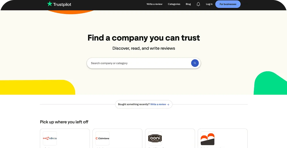 Trustpilot Website