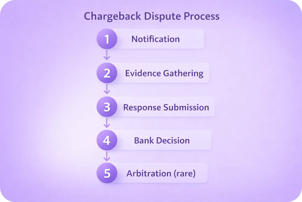 Illustration: The Chargeback Dispute Process