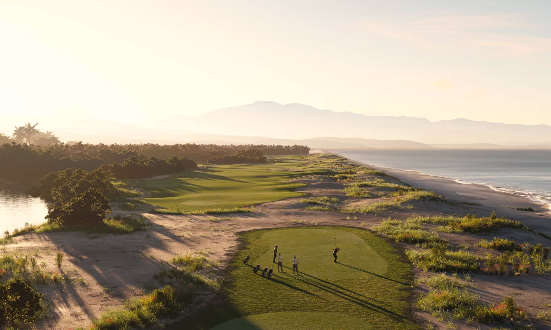 Golf course rendering