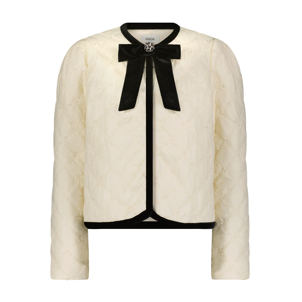 A blue one piece swimsuit with a bow.