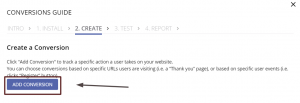 Outbrain Add conversion button