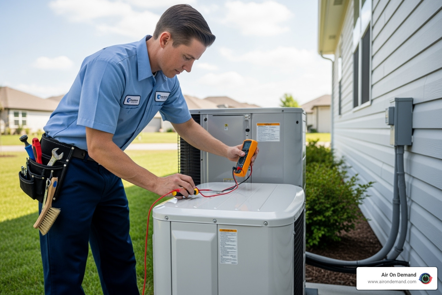 certified technician performing maintenance on a Daikin system - daikin 12 year warranty certified technician performing maintenance on a Daikin system - daikin 12 year warranty