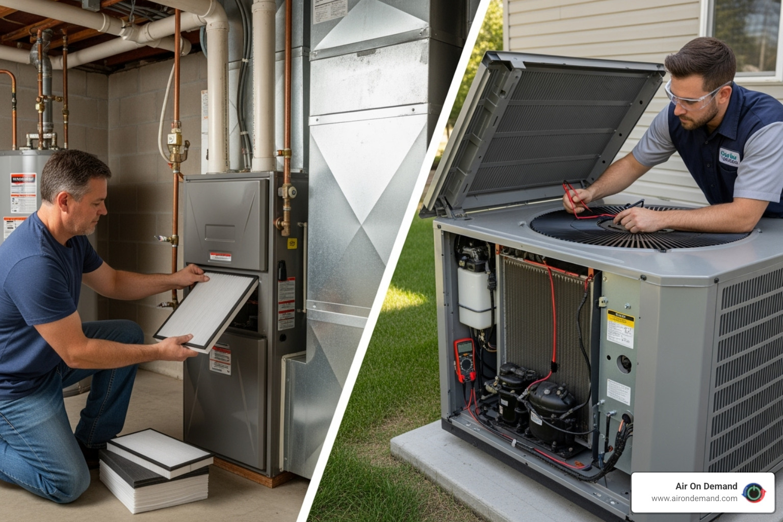 comparison of DIY and professional HVAC tasks - HVAC tune up service comparison of DIY and professional HVAC tasks - HVAC tune up service