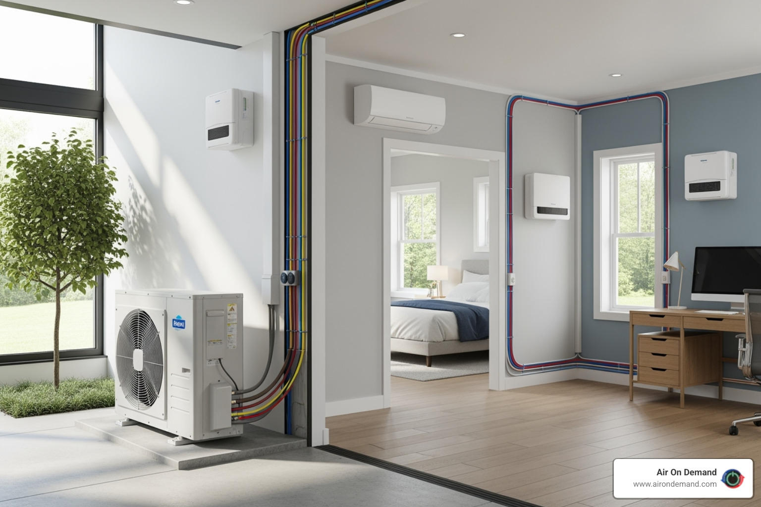 Multi-zone ductless mini-split setup - ductless mini split installation coral gables, fl Multi-zone ductless mini-split setup - ductless mini split installation coral gables, fl