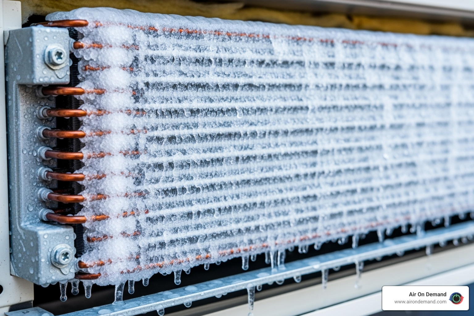 an AC unit with ice on the coils - emergency ac repair country walk, fl an AC unit with ice on the coils - emergency ac repair country walk, fl