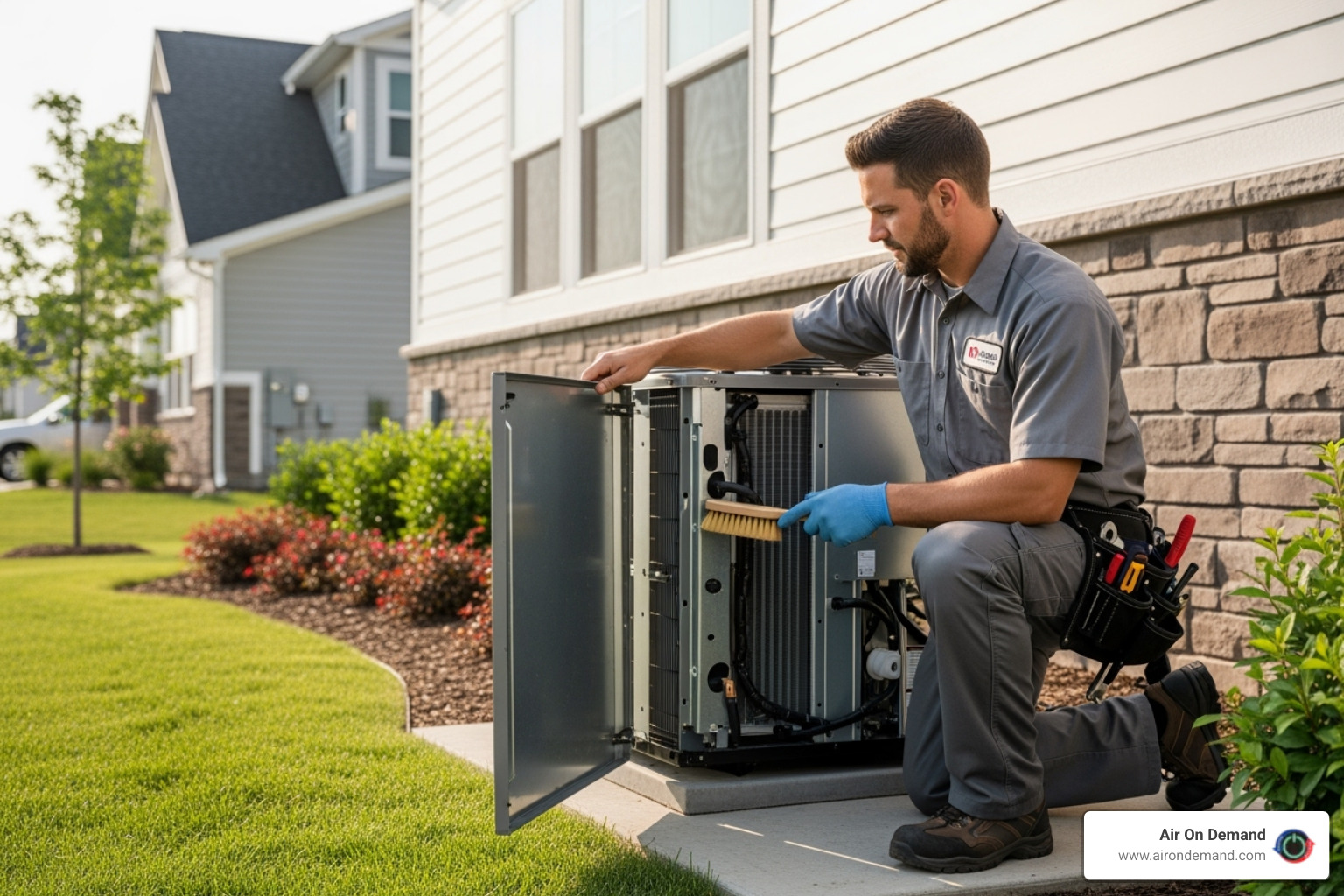 a technician performing AC maintenance - emergency ac repair country walk, fl a technician performing AC maintenance - emergency ac repair country walk, fl