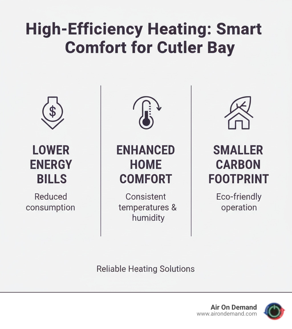 infographic showing benefits of high efficiency heating systems - heating repair cutler bay, fl infographic  infographic showing benefits of high efficiency heating systems - heating repair cutler bay, fl infographic