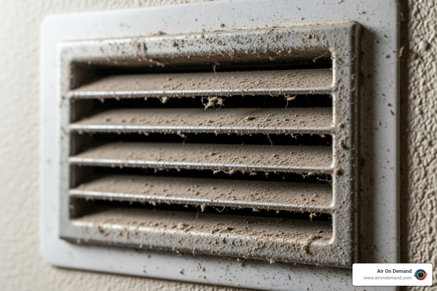 Dusty air vent grill - duct cleaning homestead, fl