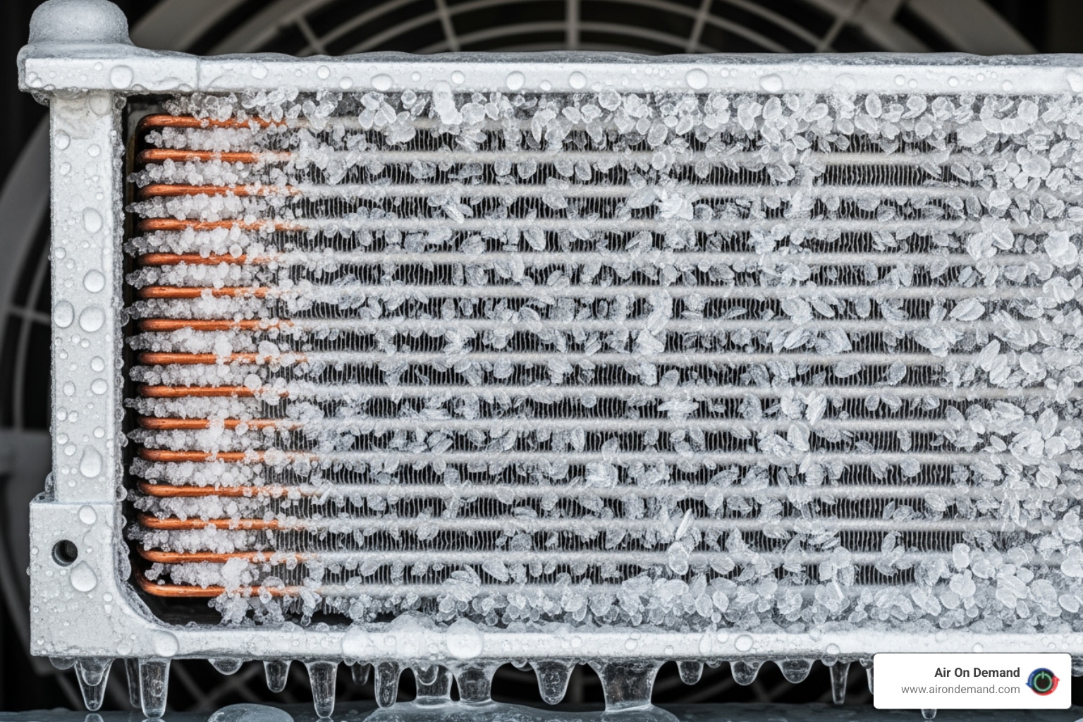 frozen evaporator coil on an AC unit - Air filter replacement frozen evaporator coil on an AC unit - Air filter replacement