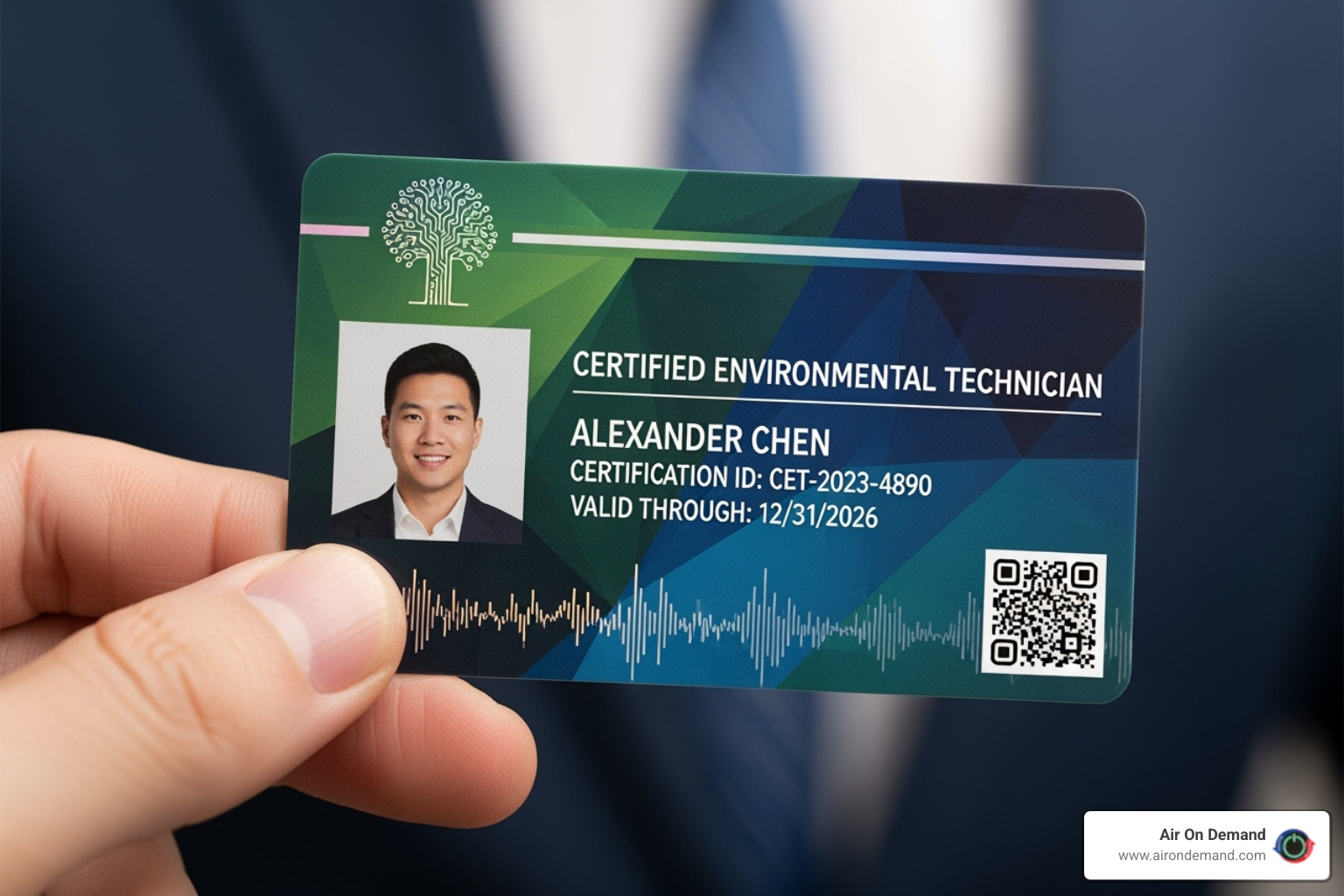 EPA certification card - Licensed HVAC contractor