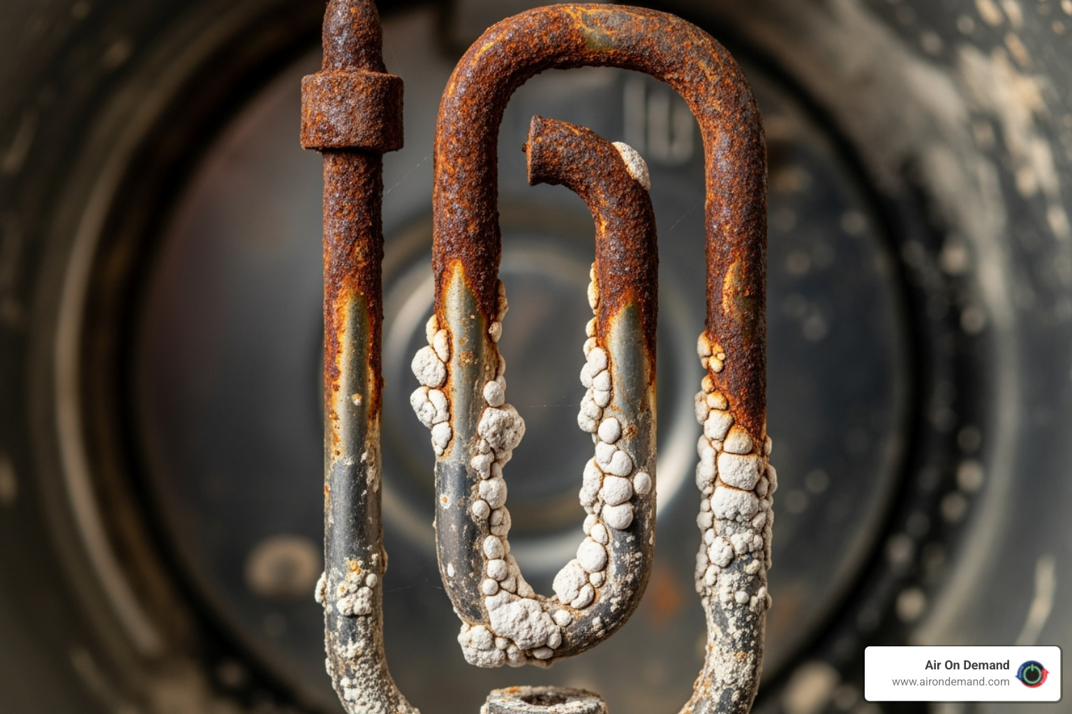 corroded heating element - hot water heater repair miami