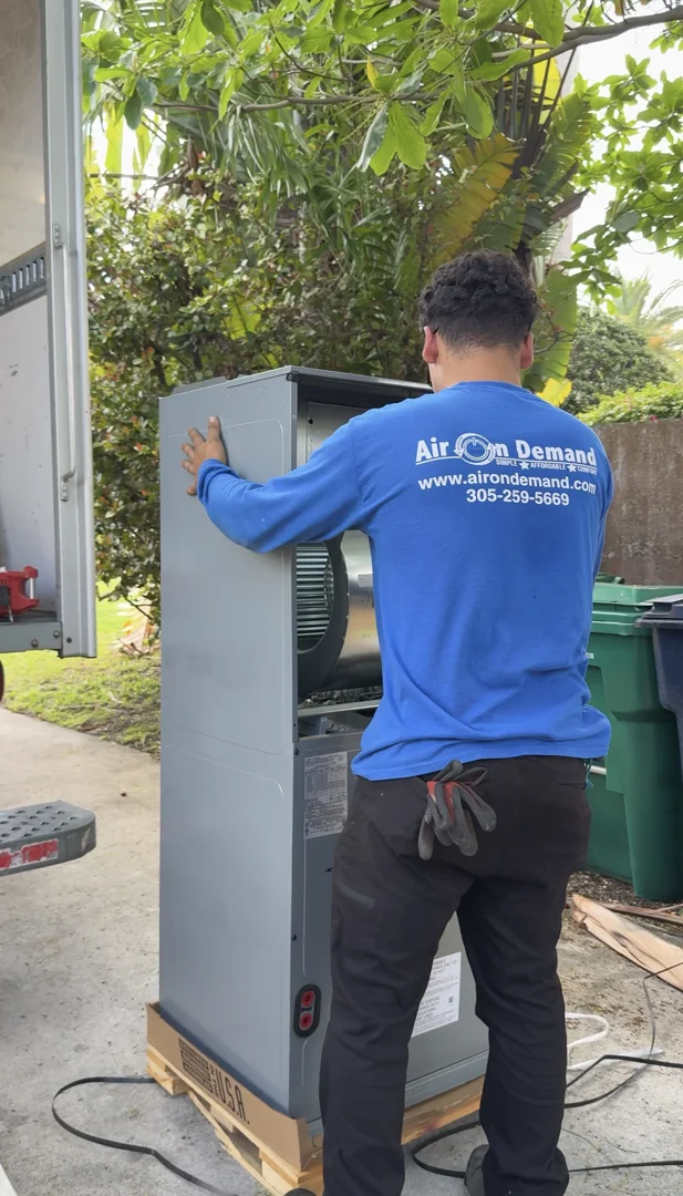 Multi-zone ductless AC installation in a modern Miami living room - adding cooling without ductwork options compared Multi-zone ductless AC installation in a modern Miami living room - adding cooling without ductwork options compared