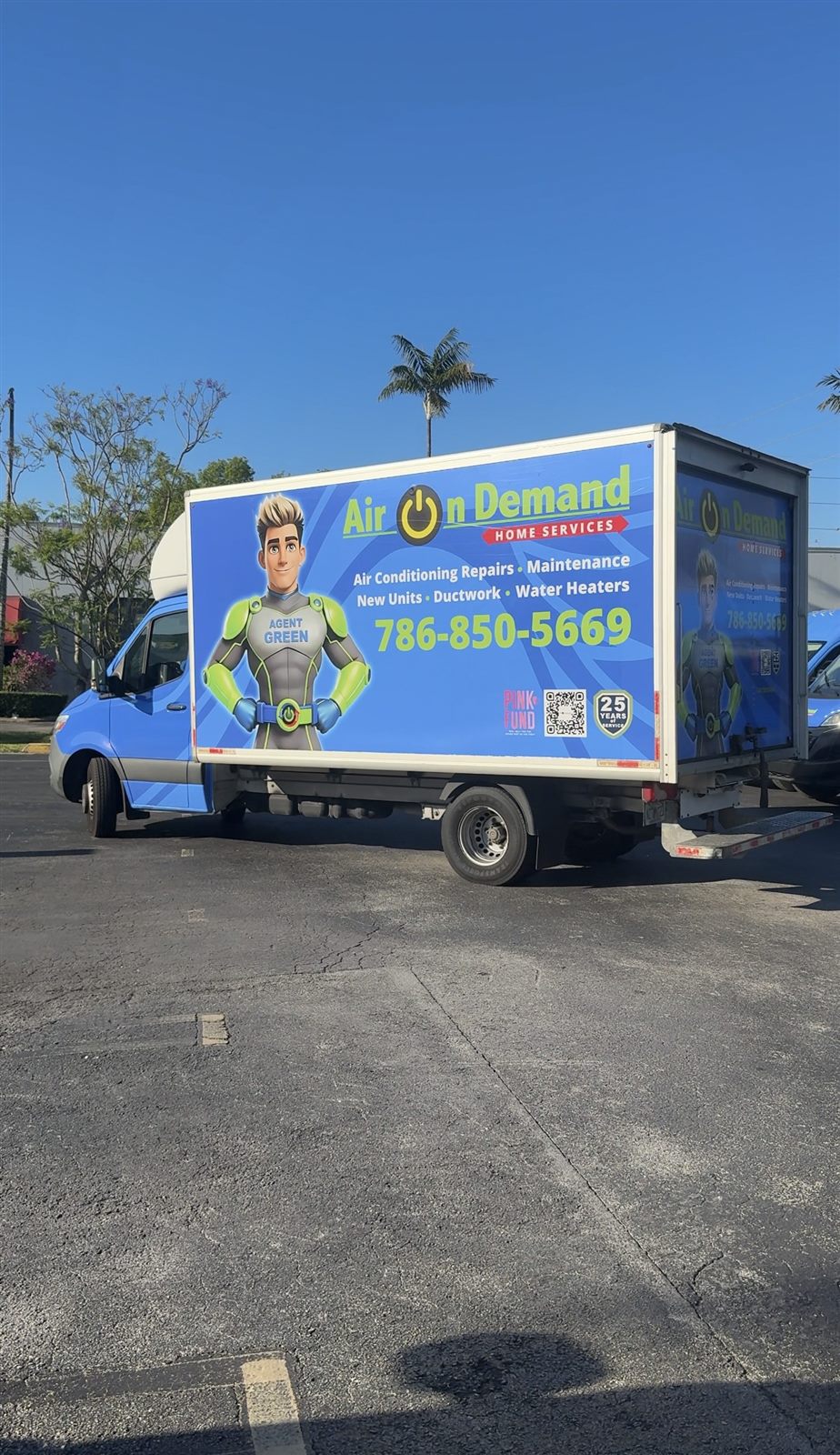 Air On Demand box truck for installations