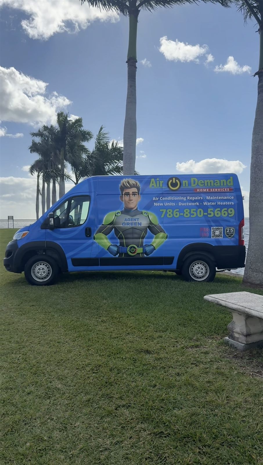 Air On Demand HVAC service van