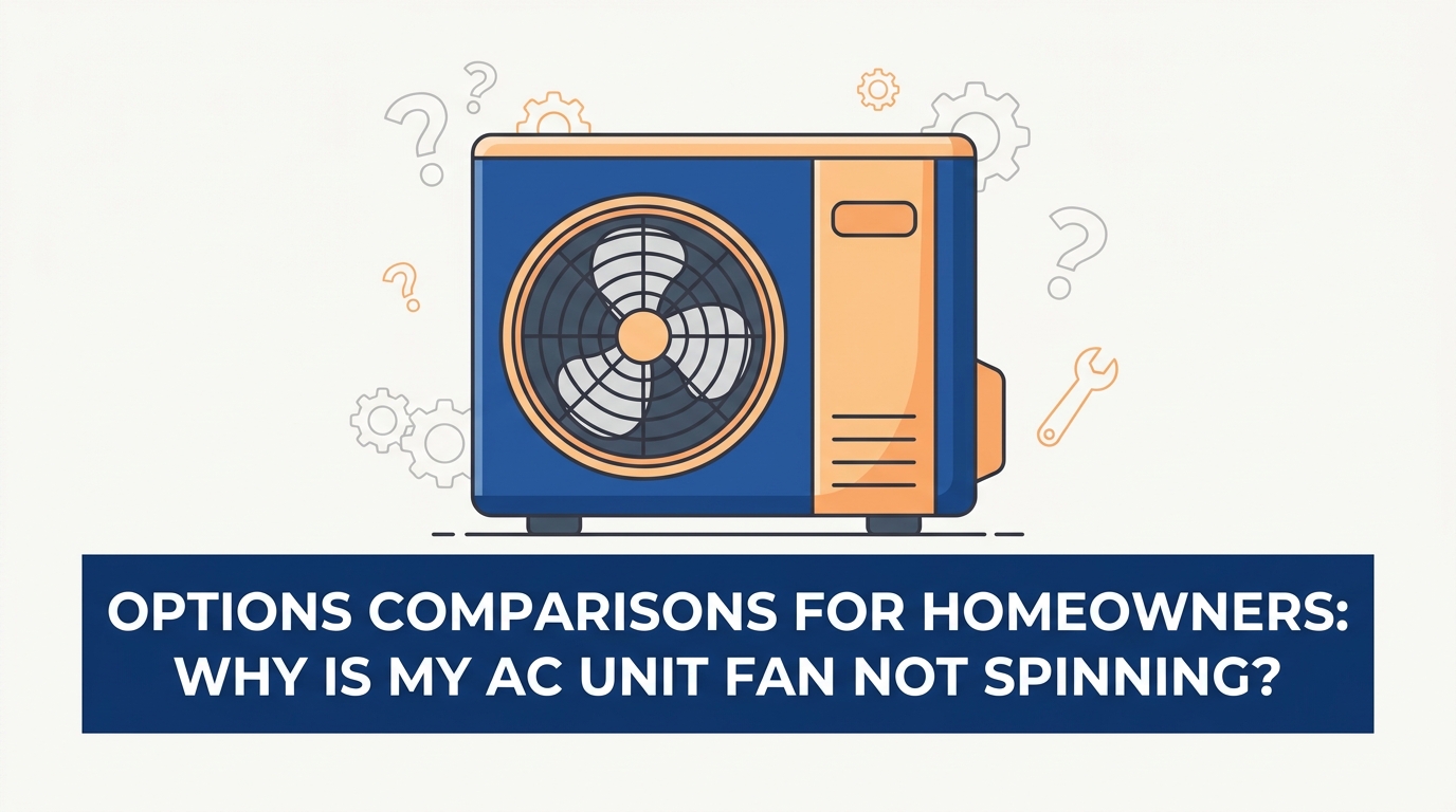 Options Comparisons for Homeowners: Why Is My AC Unit Fan Not Spinning?