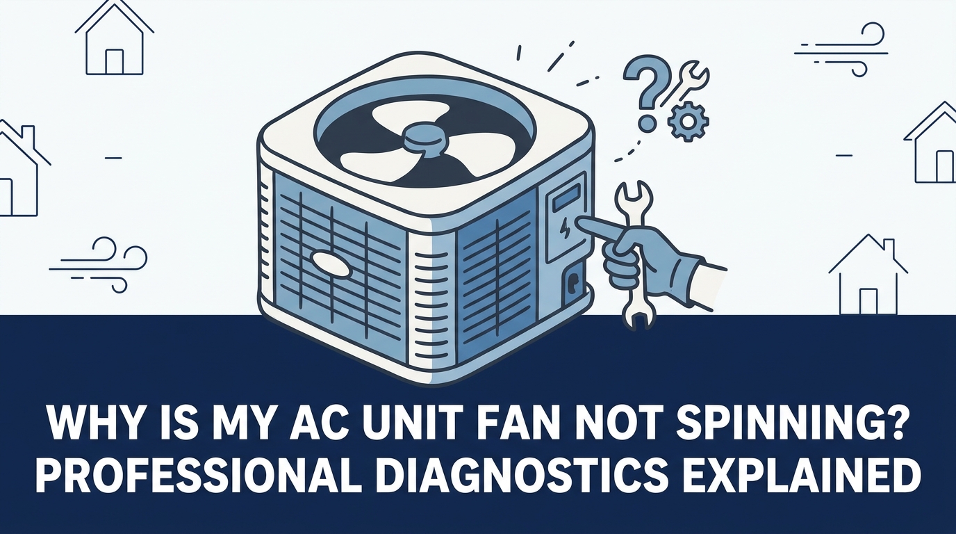 Why Is My AC Unit Fan Not Spinning? Professional Diagnostics Explained