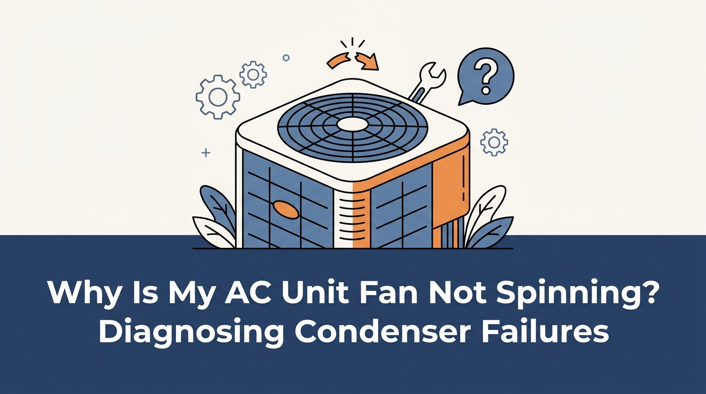 Why Is My AC Unit Fan Not Spinning? Diagnosing Condenser Failures