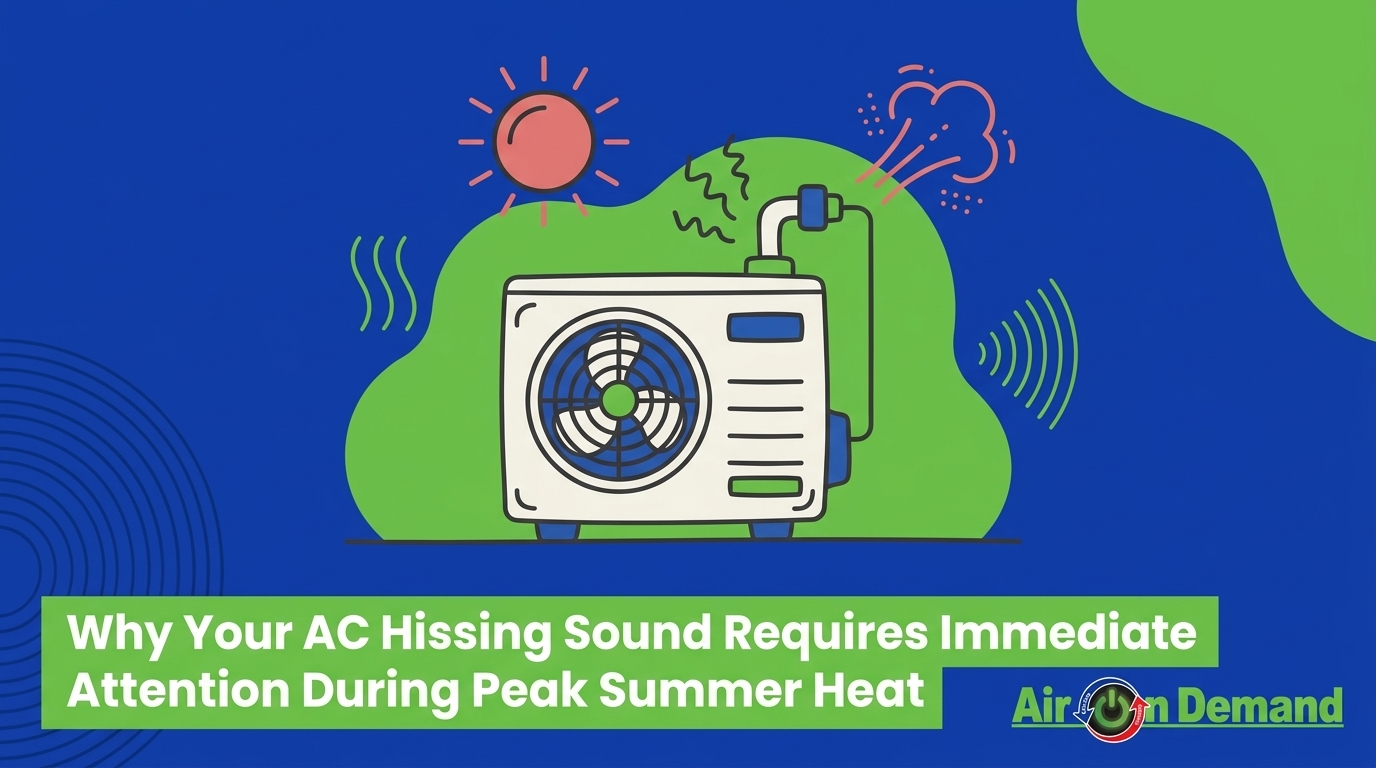 Diagnosing High-Pressure Hissing Sounds in Peak Summer AC Operation