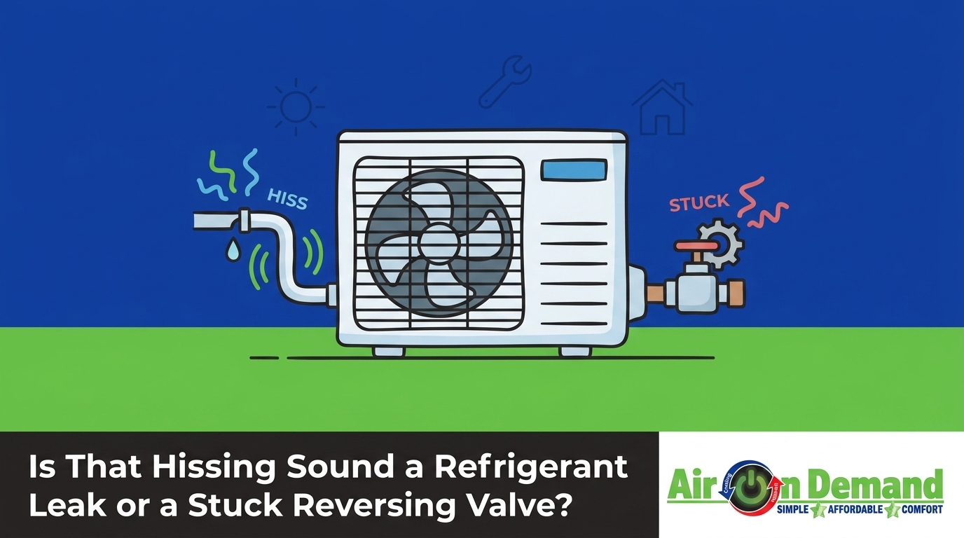 Is That Hissing Sound a Refrigerant Leak or a Stuck Reversing Valve?