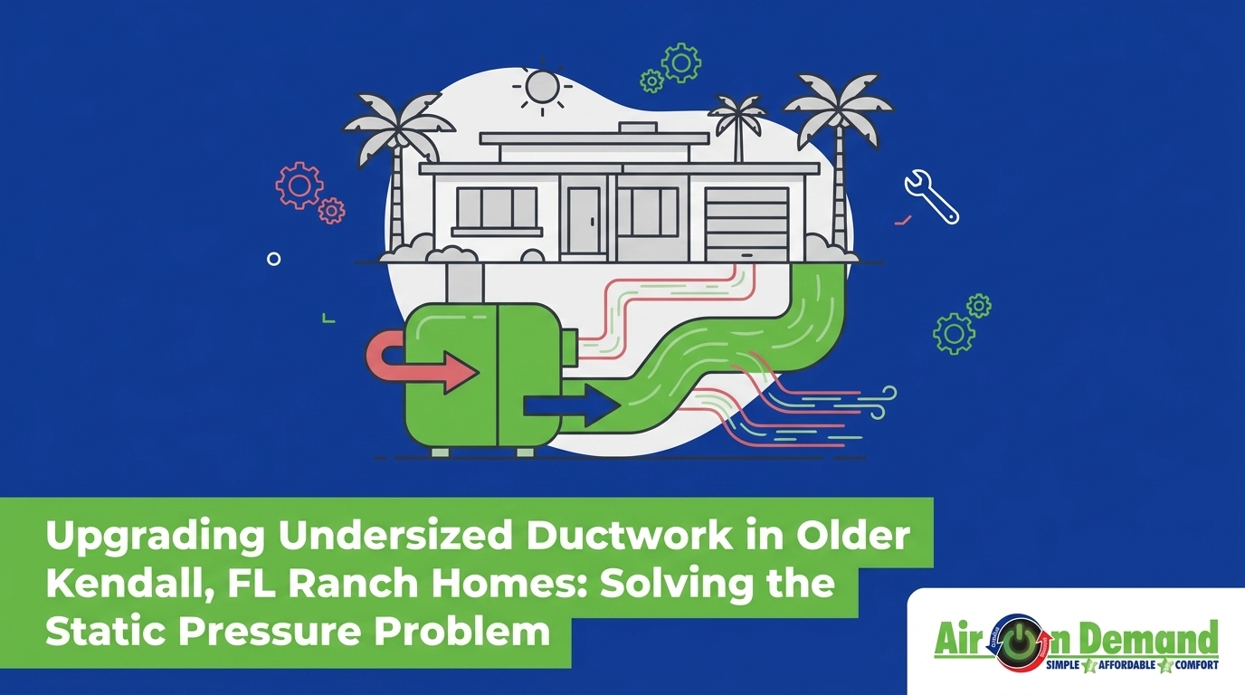 Upgrading Undersized Ductwork in Older Kendall Ranch Homes