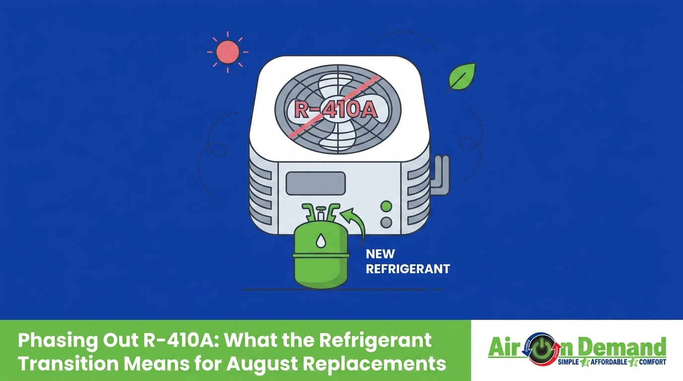 Phasing Out R-410A: What the Refrigerant Transition Means for August Replacements