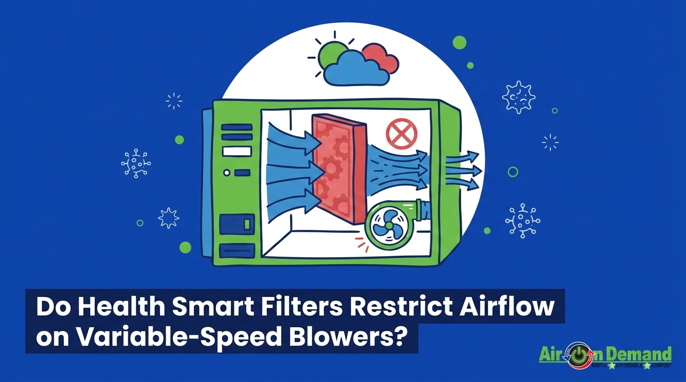 Do Health Smart Filters Restrict Airflow on Variable-Speed Blowers?