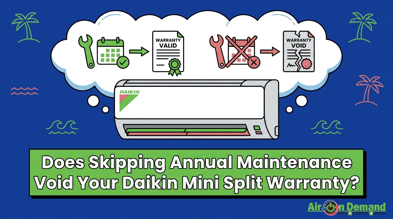 Does Skipping Annual Maintenance Void Your Daikin Mini Split Warranty?
