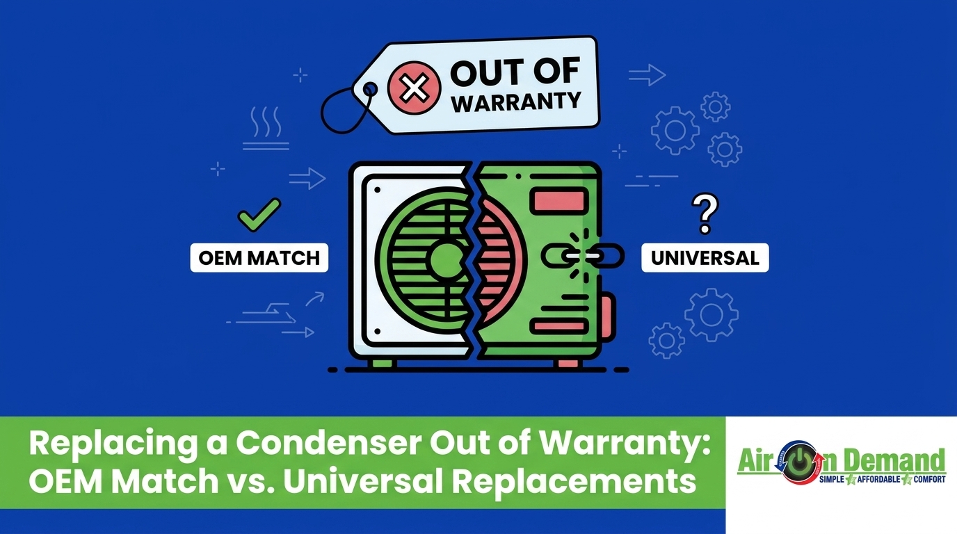 Replacing a Condenser Out of Warranty: OEM Match vs. Universal Replacements