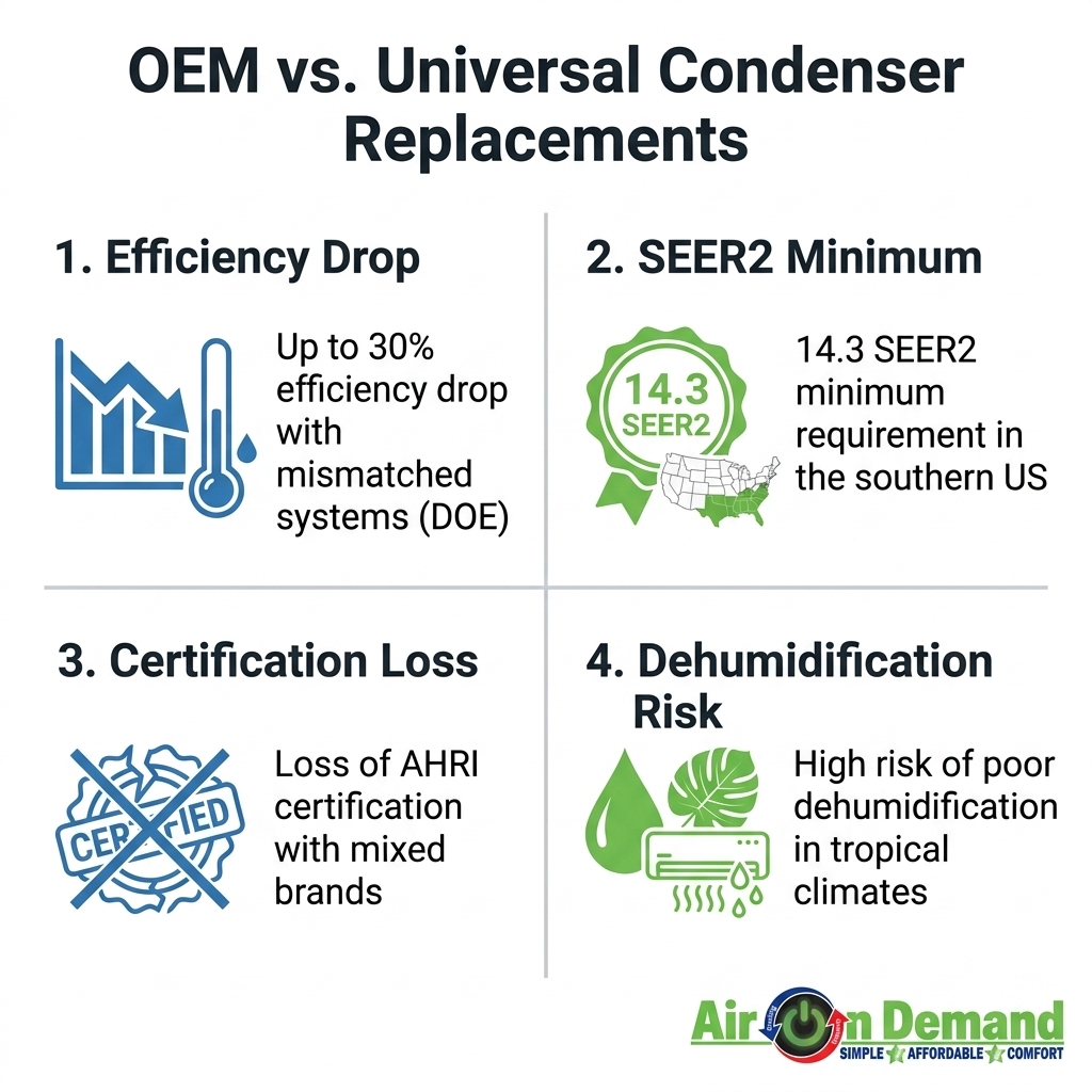 OEM vs. Universal Condenser Replacements