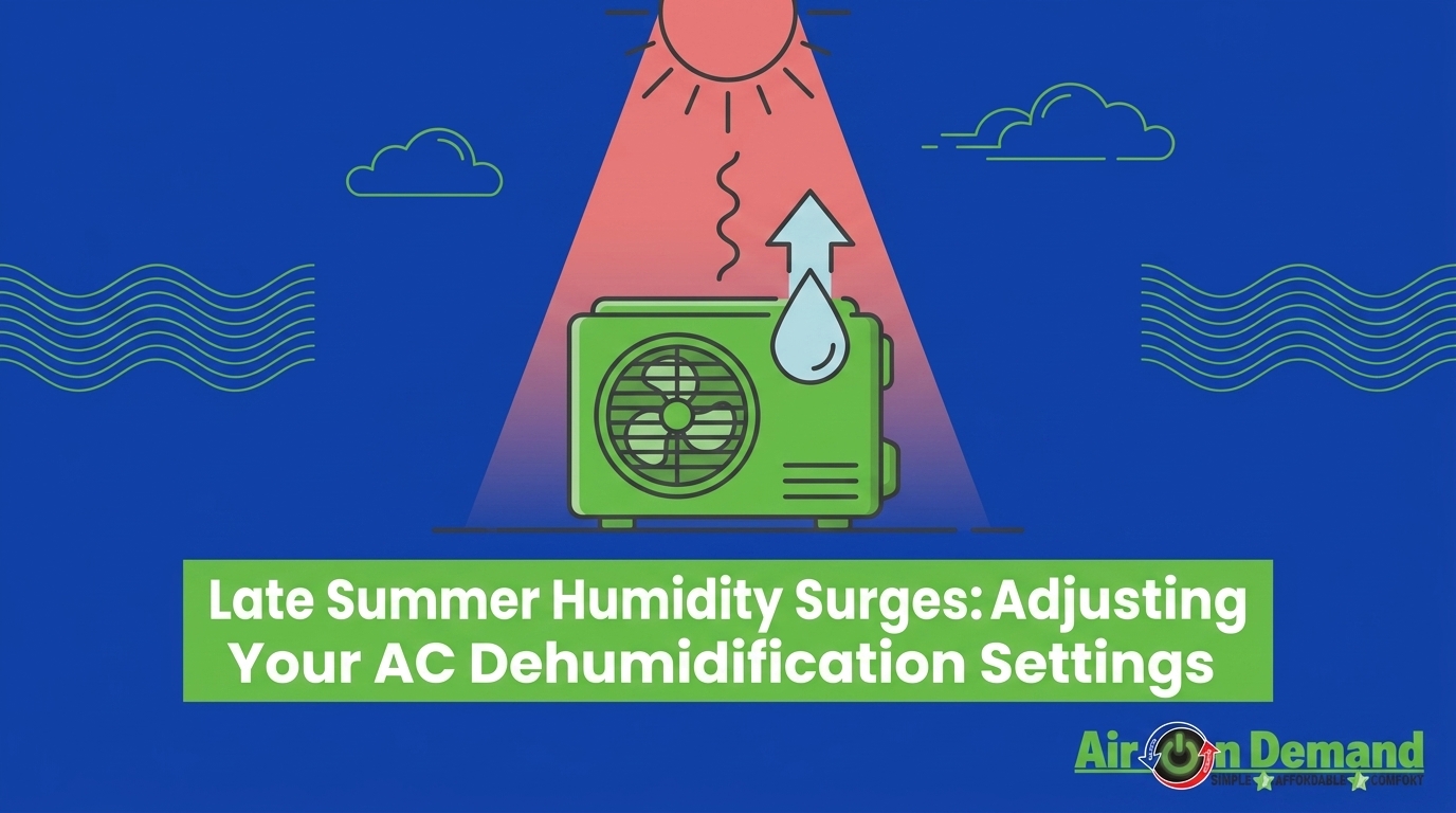 Late Summer Humidity Surges: Adjusting Your AC Dehumidification Settings