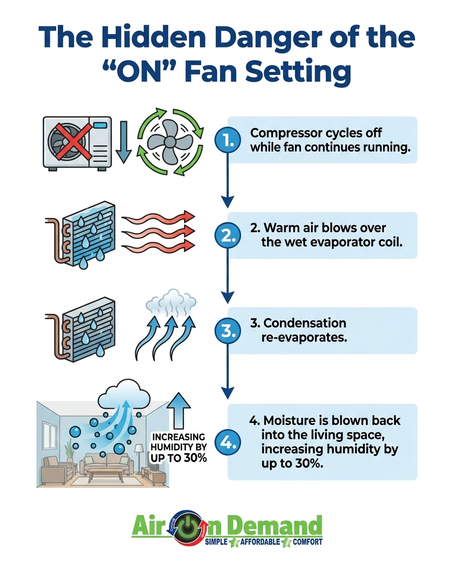The Hidden Danger of the 'ON' Fan Setting