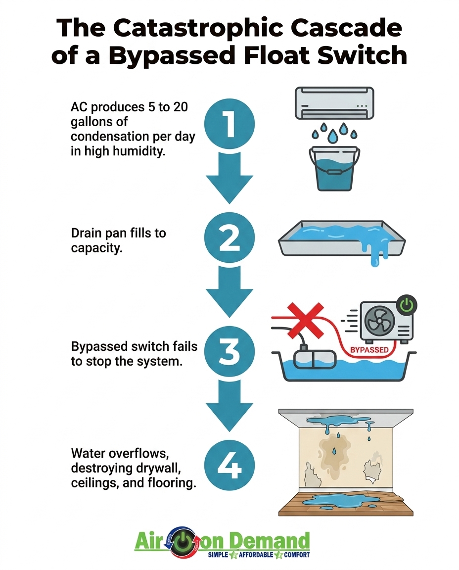 The Catastrophic Cascade of a Bypassed Float Switch