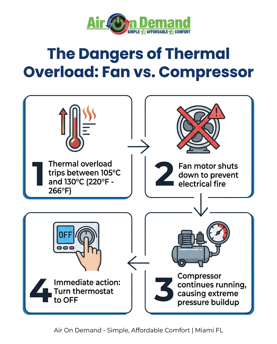 The Dangers of Thermal Overload: Fan vs. Compressor