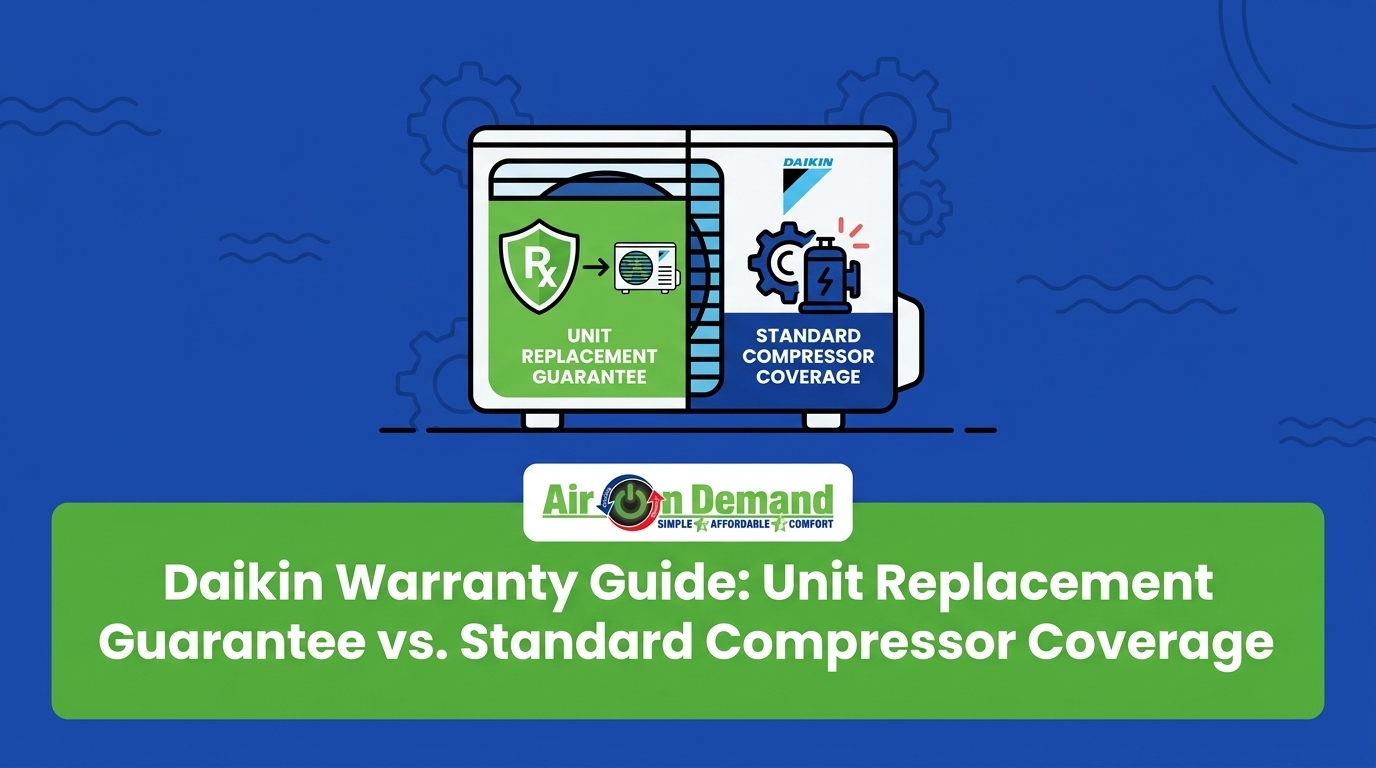 Daikin Unit Replacement Guarantee vs. Standard Compressor Warranties