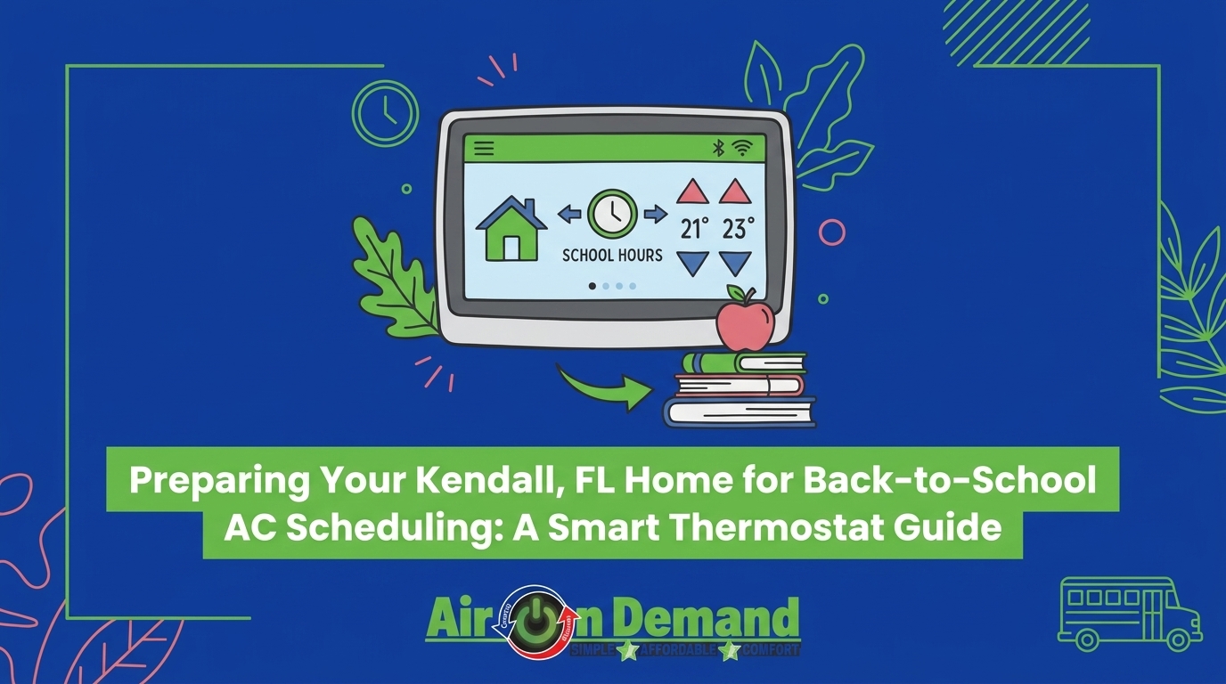 Preparing Your Kendall Home for Back-to-School AC Scheduling