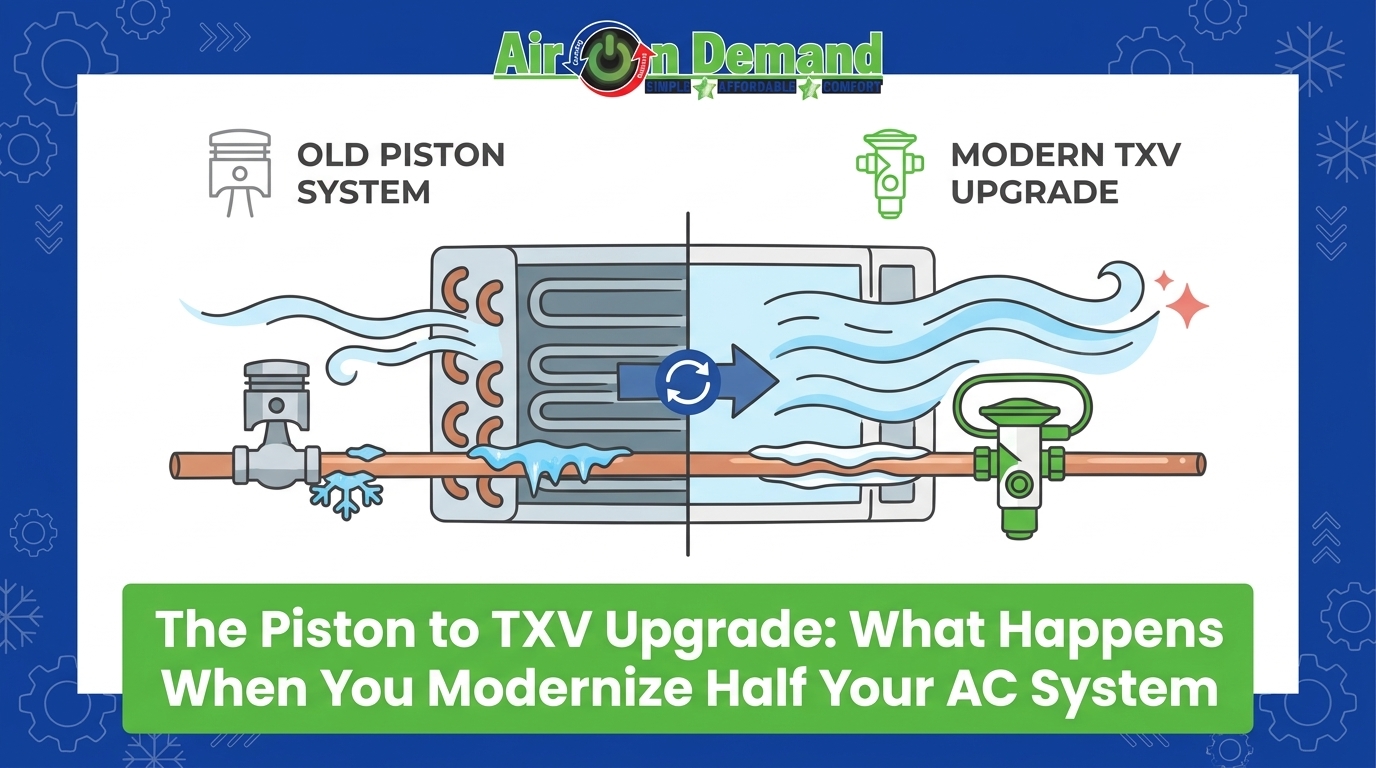 The Piston to TXV Upgrade: What Happens When You Modernize Half Your AC System
