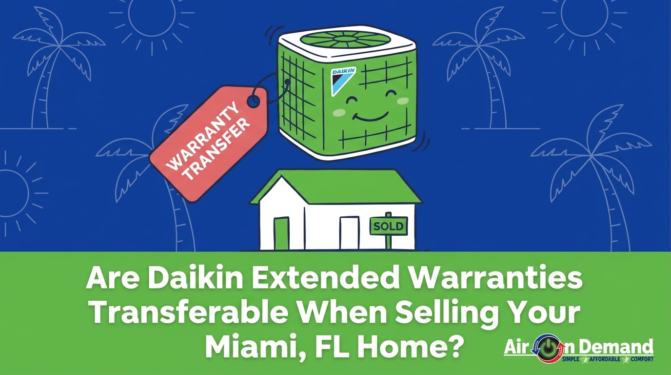 Are Daikin Extended Warranties Transferable When Selling Your Miami Home?