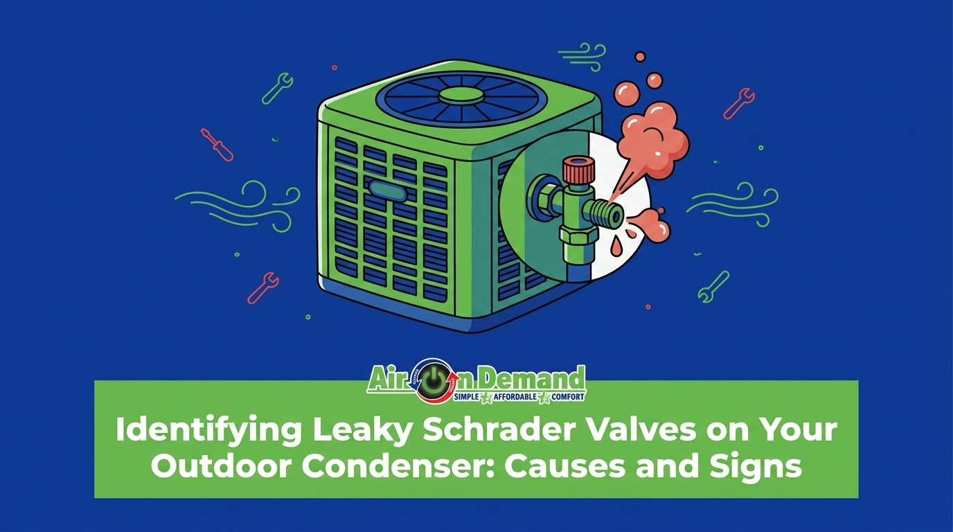 Identifying Leaky Schrader Valves on Your Outdoor Condenser