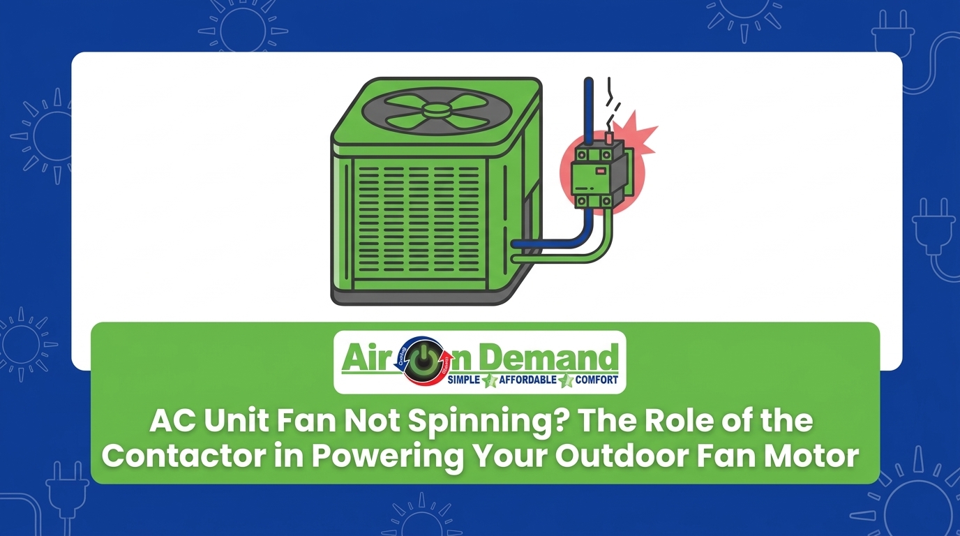 The Role of the Contactor in Powering Your Outdoor Fan Motor