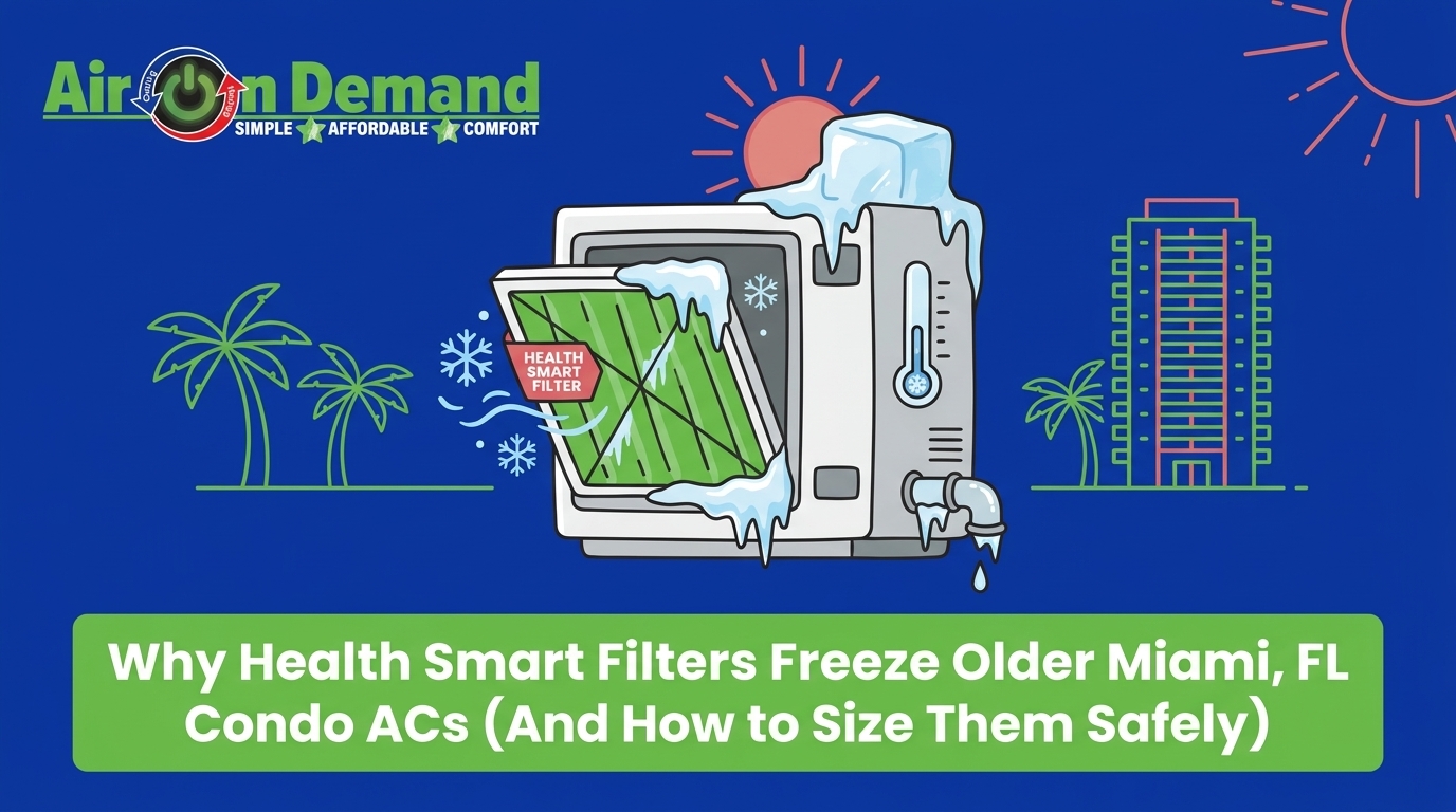 Sizing Health Smart Filters for Older Miami Condos Without Restricting Airflow