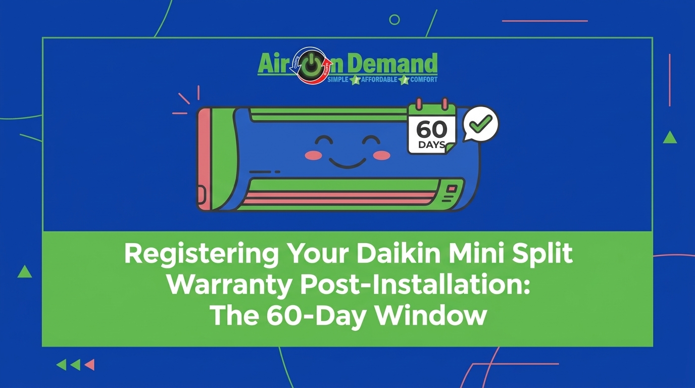 Registering Your Daikin Mini Split Warranty Post-Installation: The 60-Day Window