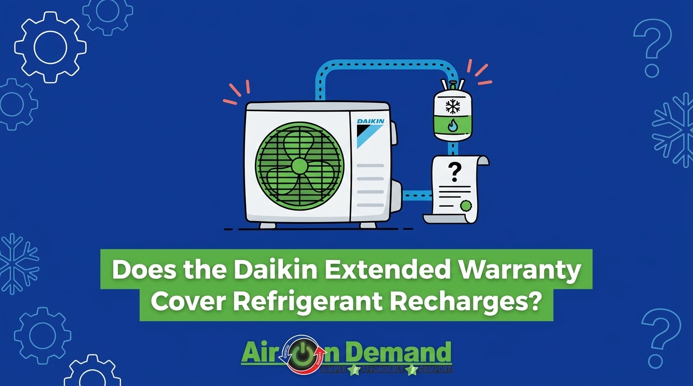 Does the Daikin Extended Warranty Cover Refrigerant Recharges?