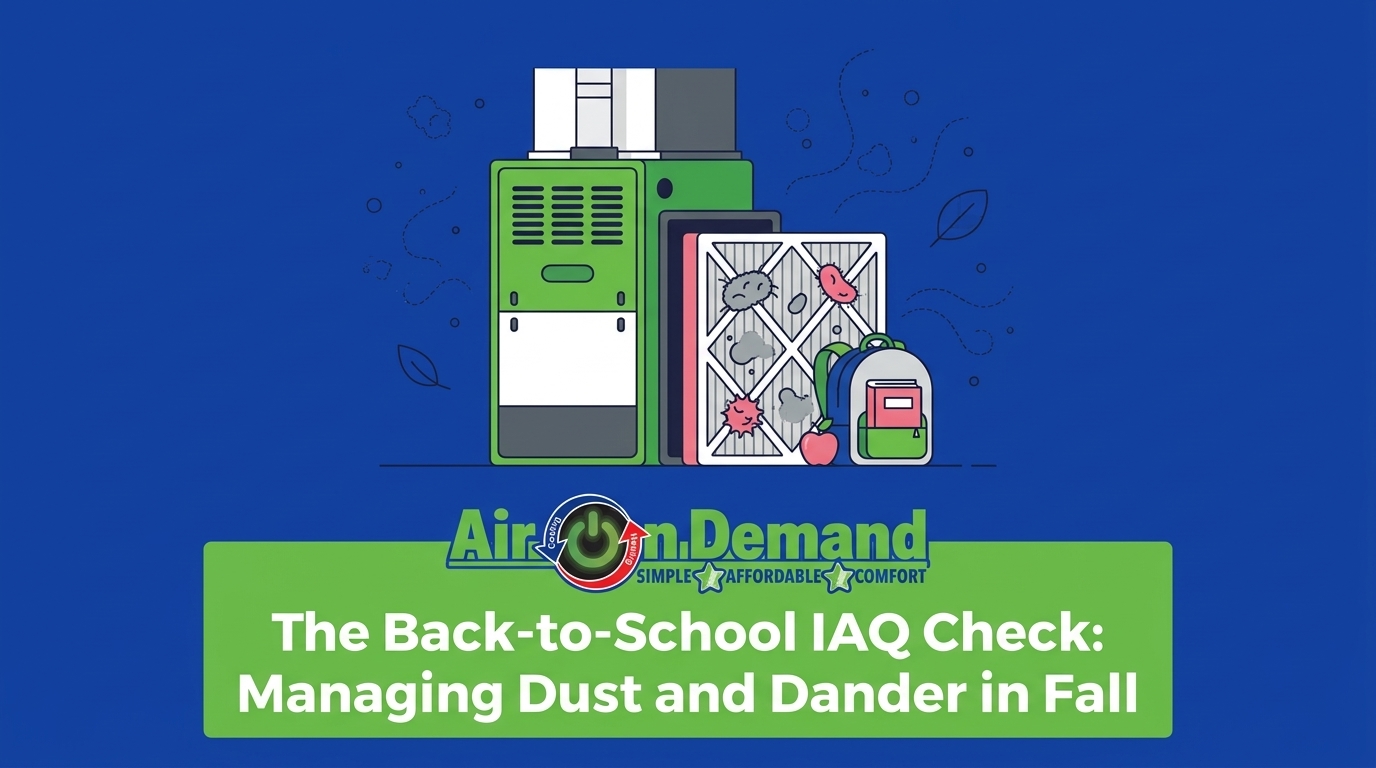 The Back-to-School IAQ Check: Managing Dust and Dander in Fall