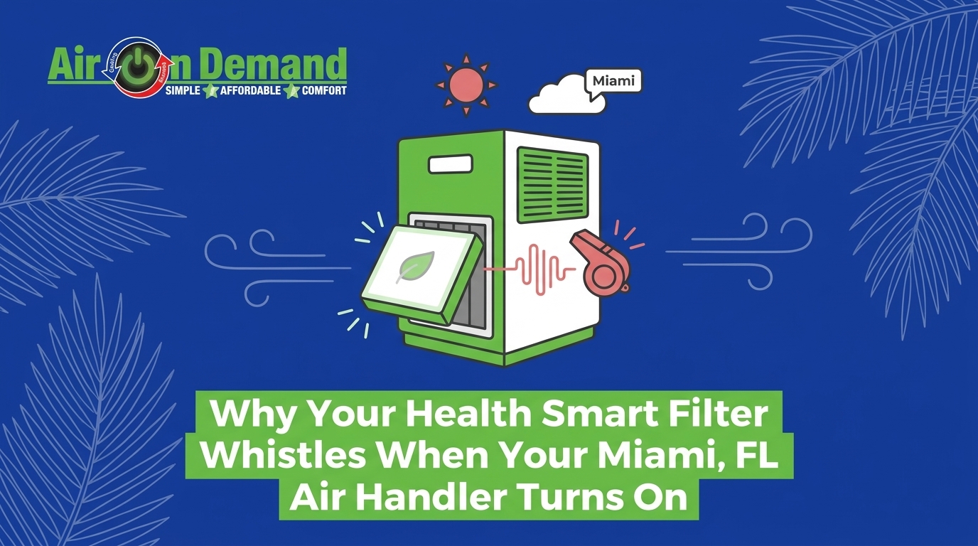 Why Your Health Smart Filter Whistles When the Miami Air Handler Turns On