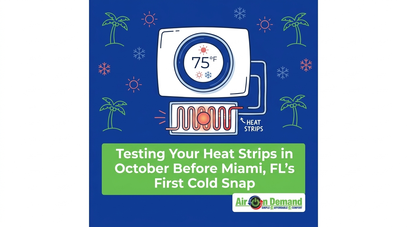 Testing Your Heat Strips in October Before Miami's First Cold Snap