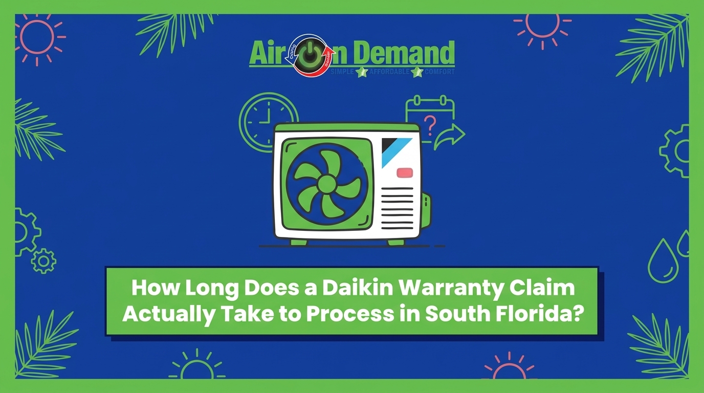 How Long Does a Daikin Warranty Claim Actually Take to Process in South Florida?